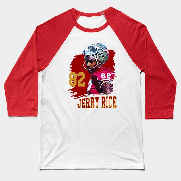 Jerry rice || 80 Baseball T-Shirt by Aloenalone